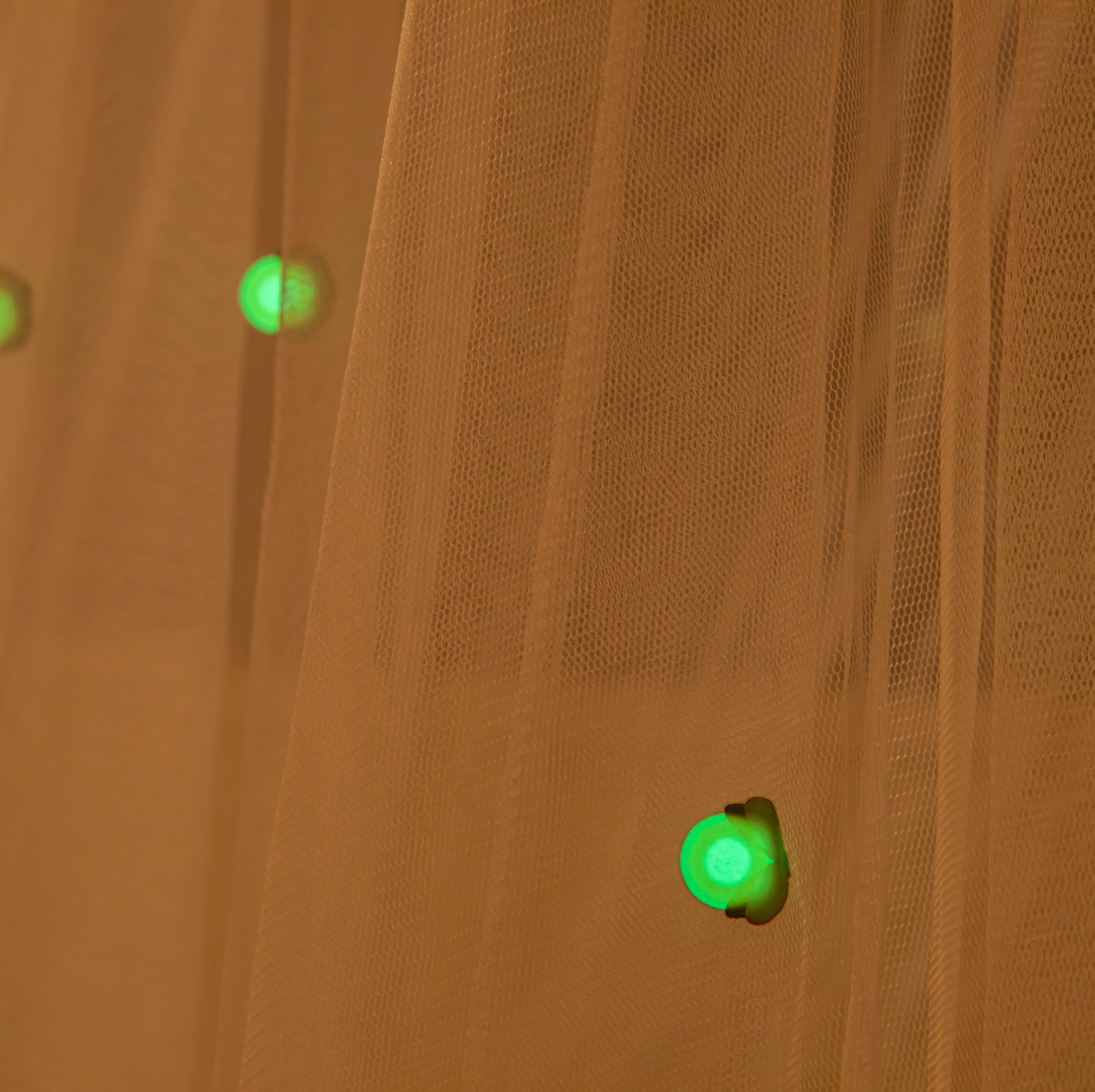 Einfache Einrichtung Wachsen im Dunkeln Firefly Concial White Mosquito Net Bed Canopy