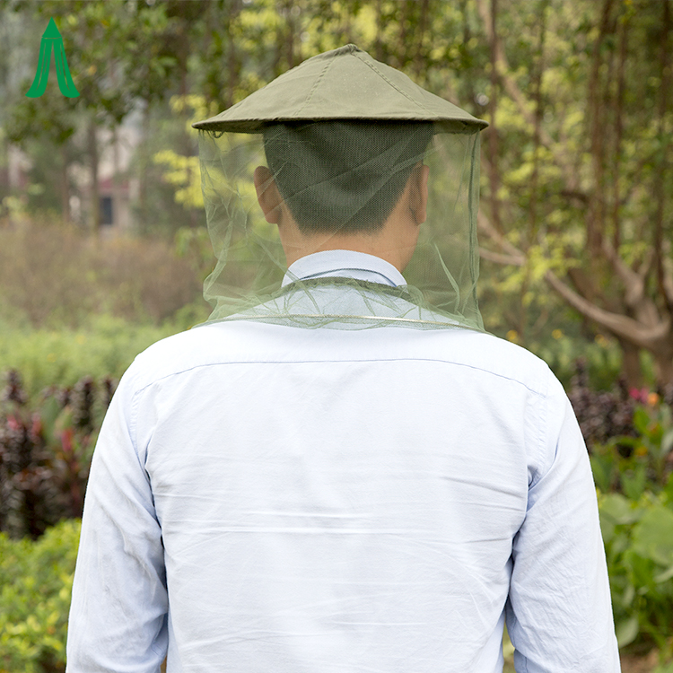 Outdoor Army Green Anti-Moskito Durable Face Protect Moskito-Kopfnetz
