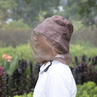 Großhandel kampierende Fischen-Kopf-Netz-im Freienmoskito-Abdeckungs-Masche mit Hut