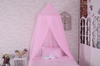 Weiches rosa hängendes Bett-Baldachin-Versteckzelt für Kinderzimmer Kinderzimmerdekoration Leicht schiere Vorhänge