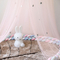 Bett Baldachin mit Feder Sterne Dekoration Moskitonetz für Kinderzimmer