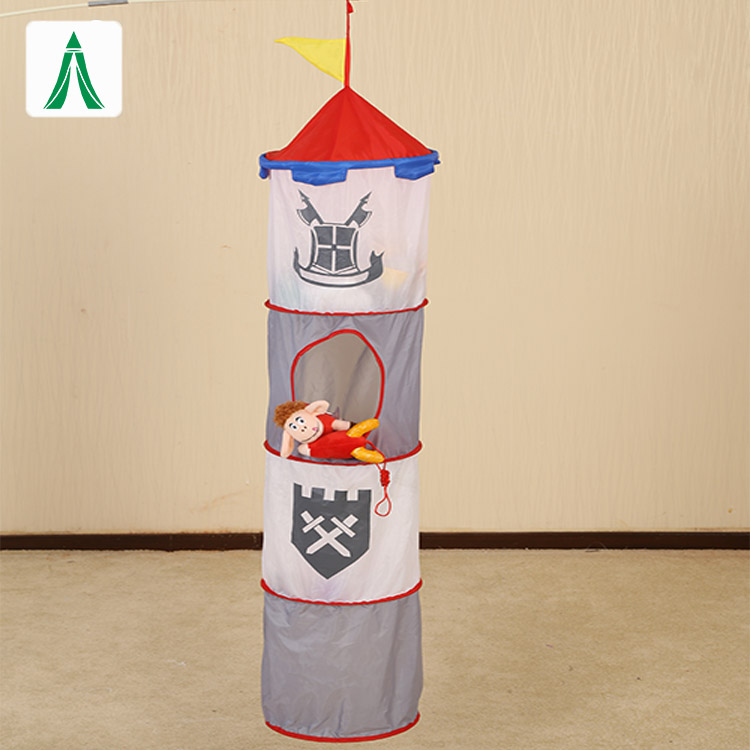 Hängende Stauraum-Taschen mit 3 Fächern Spielzeug-Aufbewahrungskorb für Kinderzimmer Organisation 100% Polyester-Hängetasche