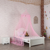 2020 Hot Selling Princess Style Gloden Star Decor Rosa hängendes Moskitonetz