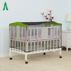 100 % Polyester Sicherheit Baby Stubenwagen Wiege Baby Laufstall Wiege Moskito Abdecknetz