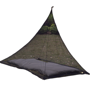 Praktisches Outdoor Double Trapezoidal Outdoor Camping Reisen Polyester Mesh Anti-Moskito-Zelt