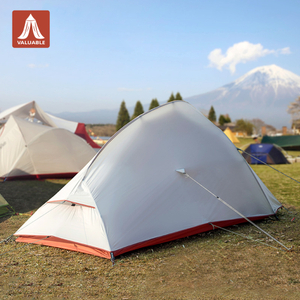 1-3 Personen Outdoor Ultraleicht Camping Schnee Doppelschicht Zelt Regenfest, Schneefest, Belüftung und Belüftung