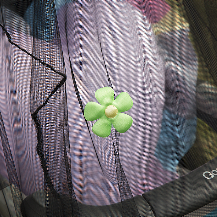 Leichte Blumen Baby Auto Abdeckung Wiegen Moskitonetze Anti-Mücken Kinderwagen Netz
