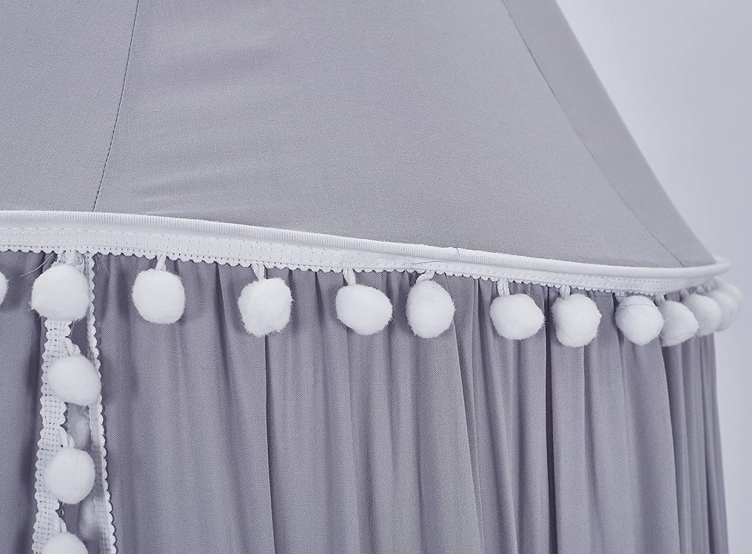 Kinderbetthimmel mit Moskitonetz zum Aufhängen an Kugeln für Babybett, Schloss, Spielzelt, Spielzimmerdekoration
