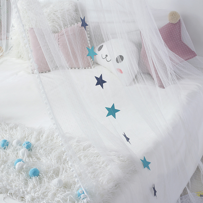 Hängende Kuppel Licht und atmungsaktives Zelt Kleines frisches Bettvorhang-Moskitonetz im Princess-Stil