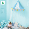 Kinder hängendes Bett Wand Baldachin blaue Farbe Wandzelt