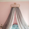 New Style Gold Crown Bow Mehrschichtige Lace Princess Decorative Kinderbettüberdachungen für Mädchen