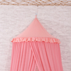 2020 Princess Style Pink Spire Shrink Lace Hanging Betthimmel für Kinder
