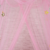 2020 Hot Selling Princess Style Gloden Star Decor Rosa hängendes Moskitonetz