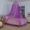 Das beliebteste Moskitonetz mit lila Spire Bow Ribbon Streamer Dekoration Betthimmel Mädchen Raumdekoration Baby Moskitonetz
