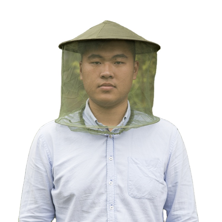 2020 Neues Design Gutes Nähen Army Green Anti-Moskito-Moskito-Kopfnetz