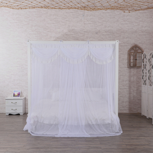 Neues Design Prinzessin Stil Schöne Spitze Baldachin Mesh Indoor Home Dekoration Net King Queen Size Bett Quadratische Form Moskitonetz